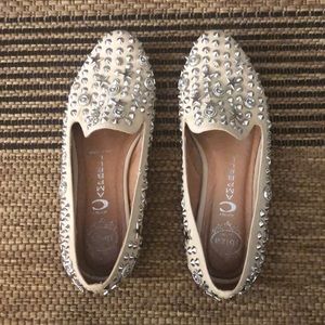 Jeffrey Campbell Studded Flats Size 7.5